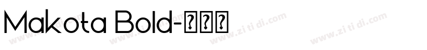 Makota Bold字体转换